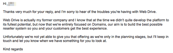 Cold call email copy